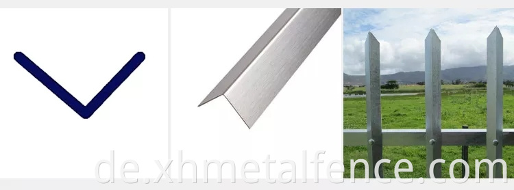 Pale-Angle iron Zinc Steel Fence